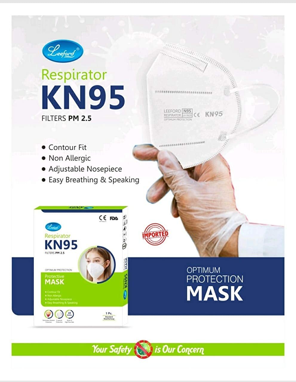 leeford n95 mask price