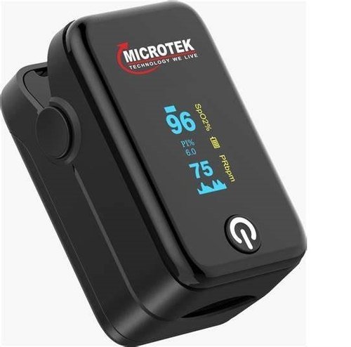Microtek Fingertip Pulse Oximeter (Black)