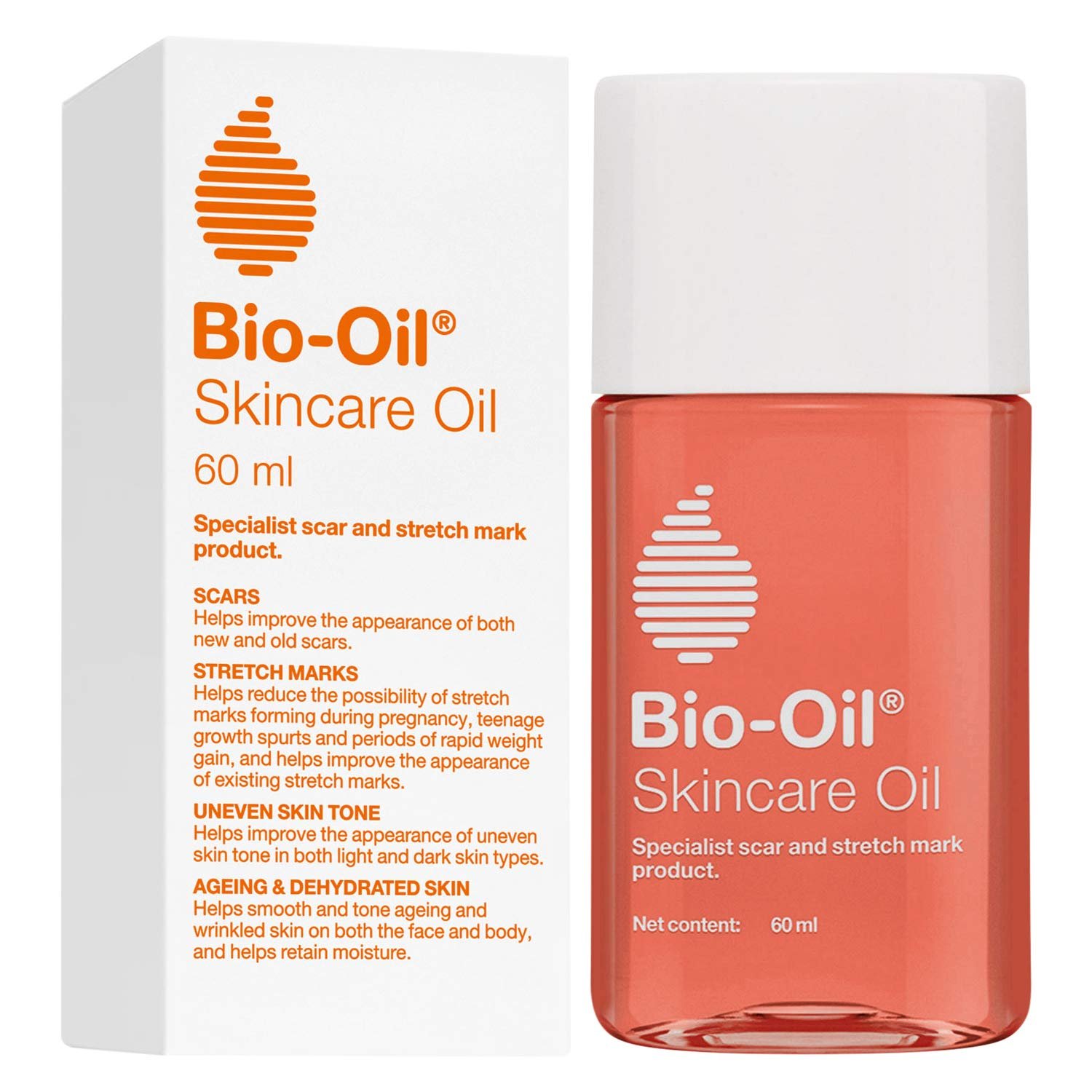 Bio Oil 60 Ml Specialist Skin Care Oil Scars Stretch Mark Ageing 