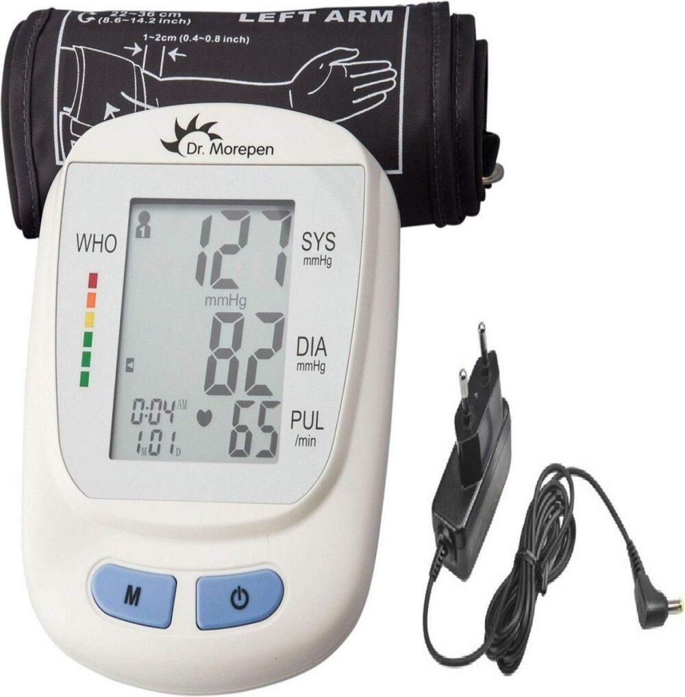 Dr. Morepen BP 09 Fully Automatic Blood Pressure Monitor (White)