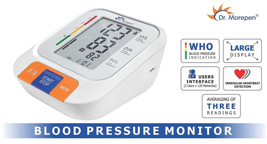 Dr. Morepen BP15 BPOne Bp Monitor (White) Prem Medical