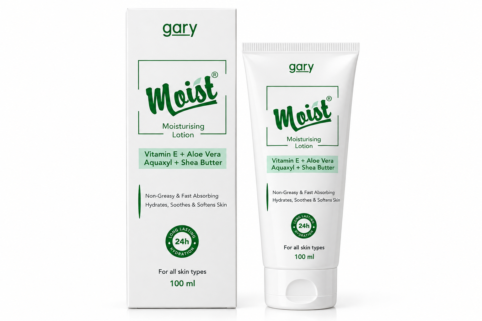 Moist Moisturising Lotion (100ml) with Aloe Vera & Vitamin-E