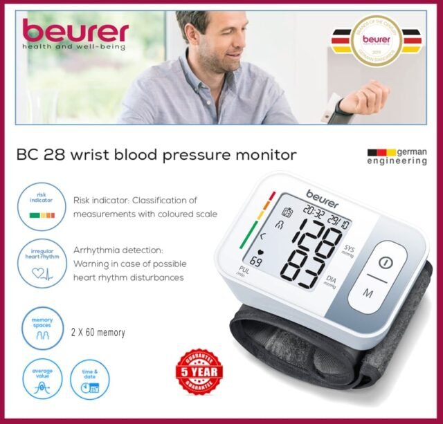 Beurer BC 28 Wrist Blood Pressure Monitor - Prem Medical