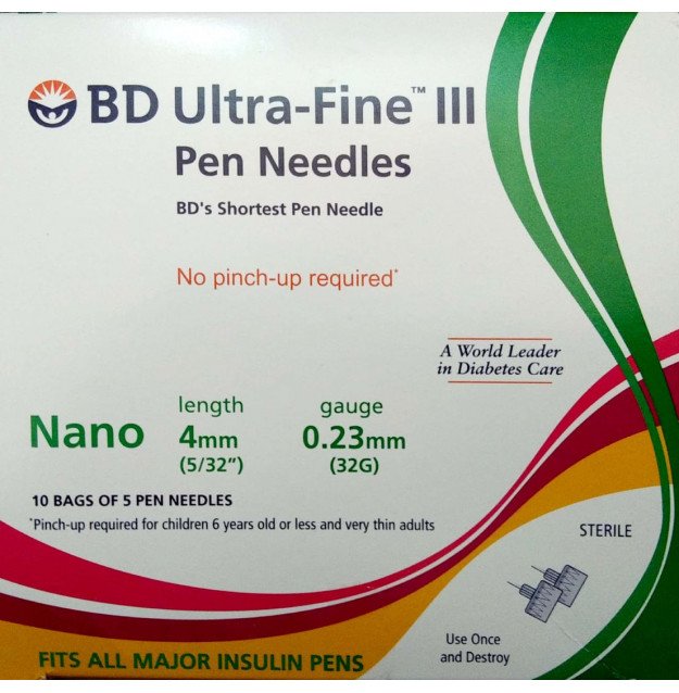 BD Ultra-Fine III Pen Needles 4MM 32G - Prem Medical
