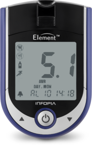 Element Glucometer with 25 Strips Free