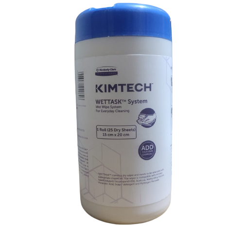 Kimtech Wettask System 1 Roll (25 Dry Sheets) 15cm×20cm