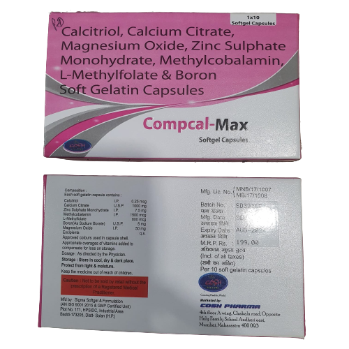 Compcal-Max Softgel Capsules 10's