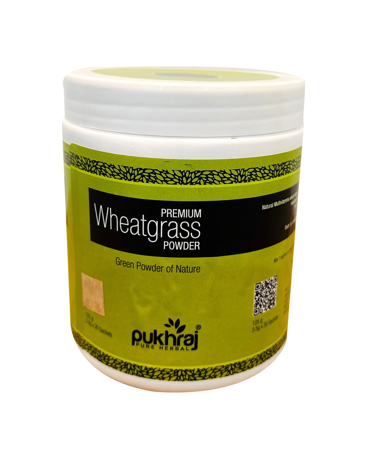 Pukhraj Wheat Grass Powder (30 Sachets of 3.5gm)