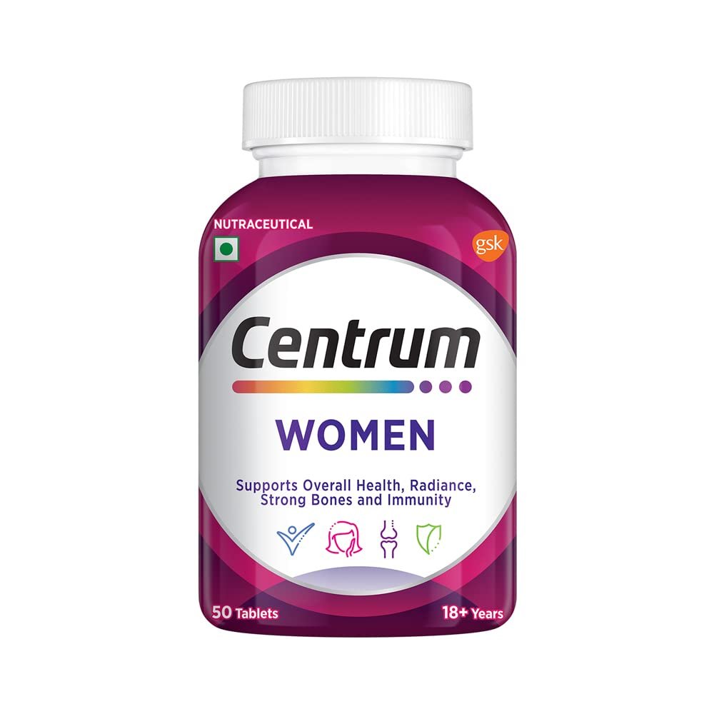 Centrum Women Supports Overall Health (Veg) World's No.1 Multivitamin