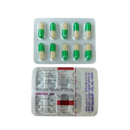 Sporonil-200 Capsules (10 Capsules)