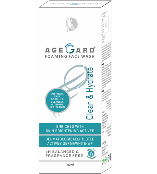 Age Gard Clean and Hydrate Foaming Face Wash 100ml