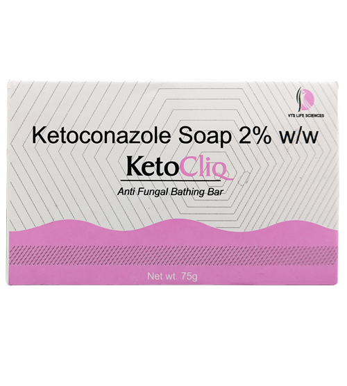 KetoCliq Anti Fungal Bathing Soap Bar 75gm
