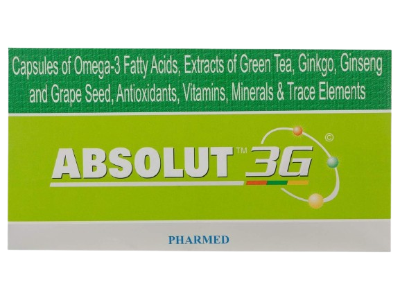 Absolut 3G Multivitamin and Multimineral Soft Gelatin Capsule