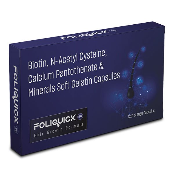 Foliquick Hair Growth Formula Softgel Capsule 10's