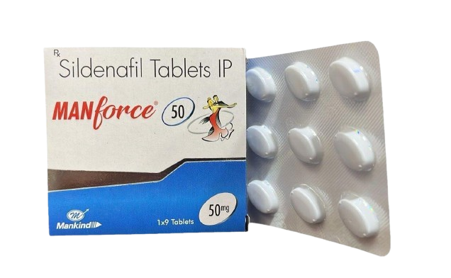 Manforce 50mg Tablet 9's