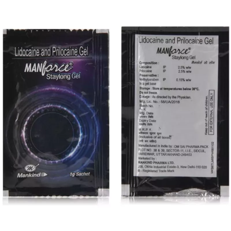 Manforce Staylong Gel 1gm Sachet