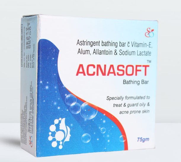 Acnasoft Bathing Bar Soap 75gm