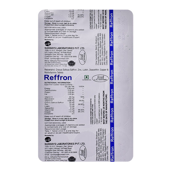 Reffron Tablet 15's