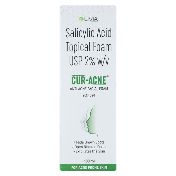 CUR-ACNE Facial Foaming Cleanser 100ml