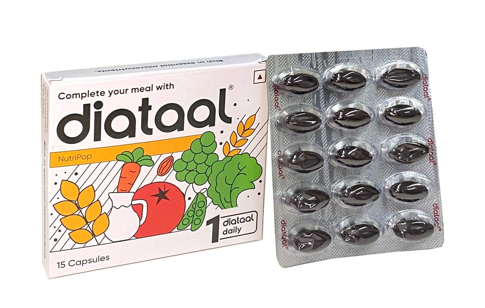 Diataal Nutripop Multivitamin Capsule for Immunity, Fitness & Wellness