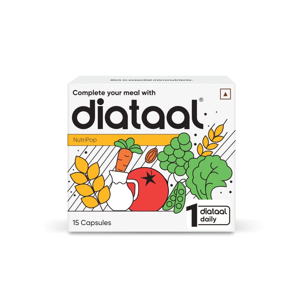 Diataal Nutripop Multivitamin Capsule for Immunity, Fitness & Wellness