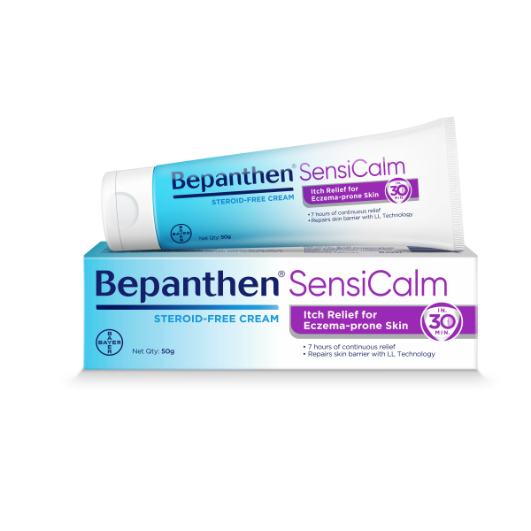 Bepanthen Sensi Calm Cream,Steroid-free,Itch Relief for Eczema Prone Skin Cream