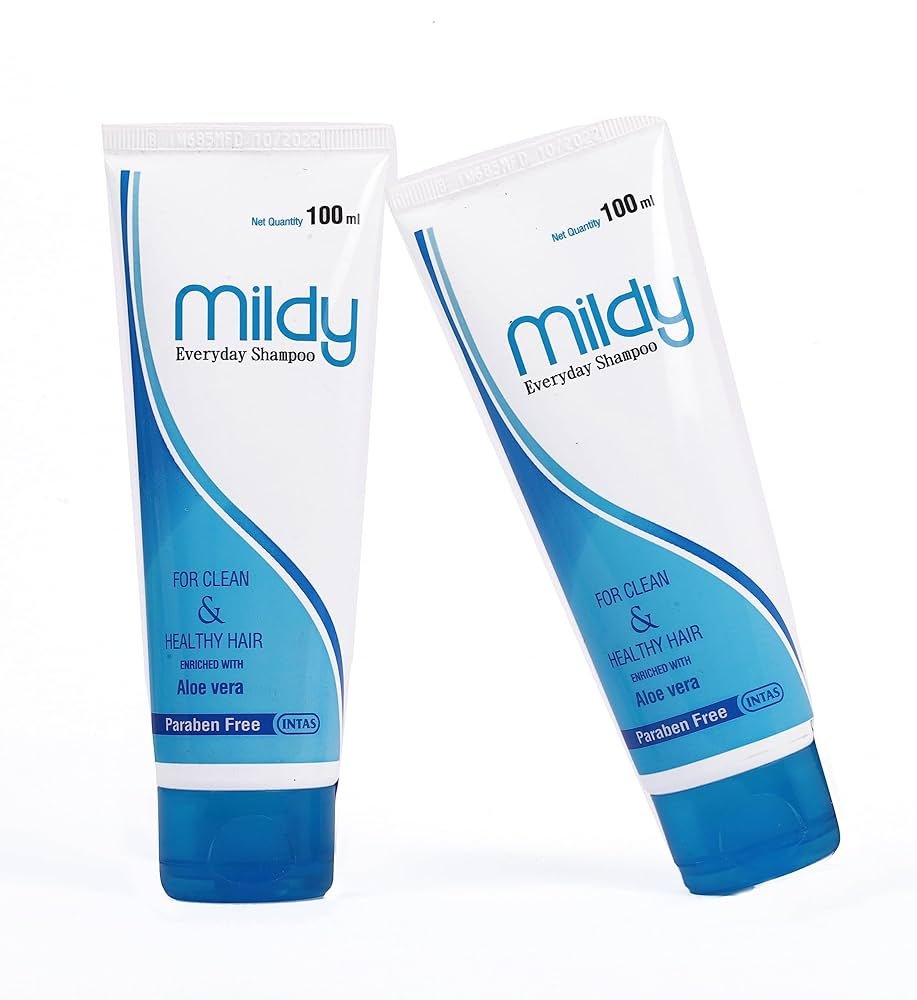 Mildy Everyday Shampoo with Aloe Vera for Healthy Hair | Paraben Free | Hair Care 100ml