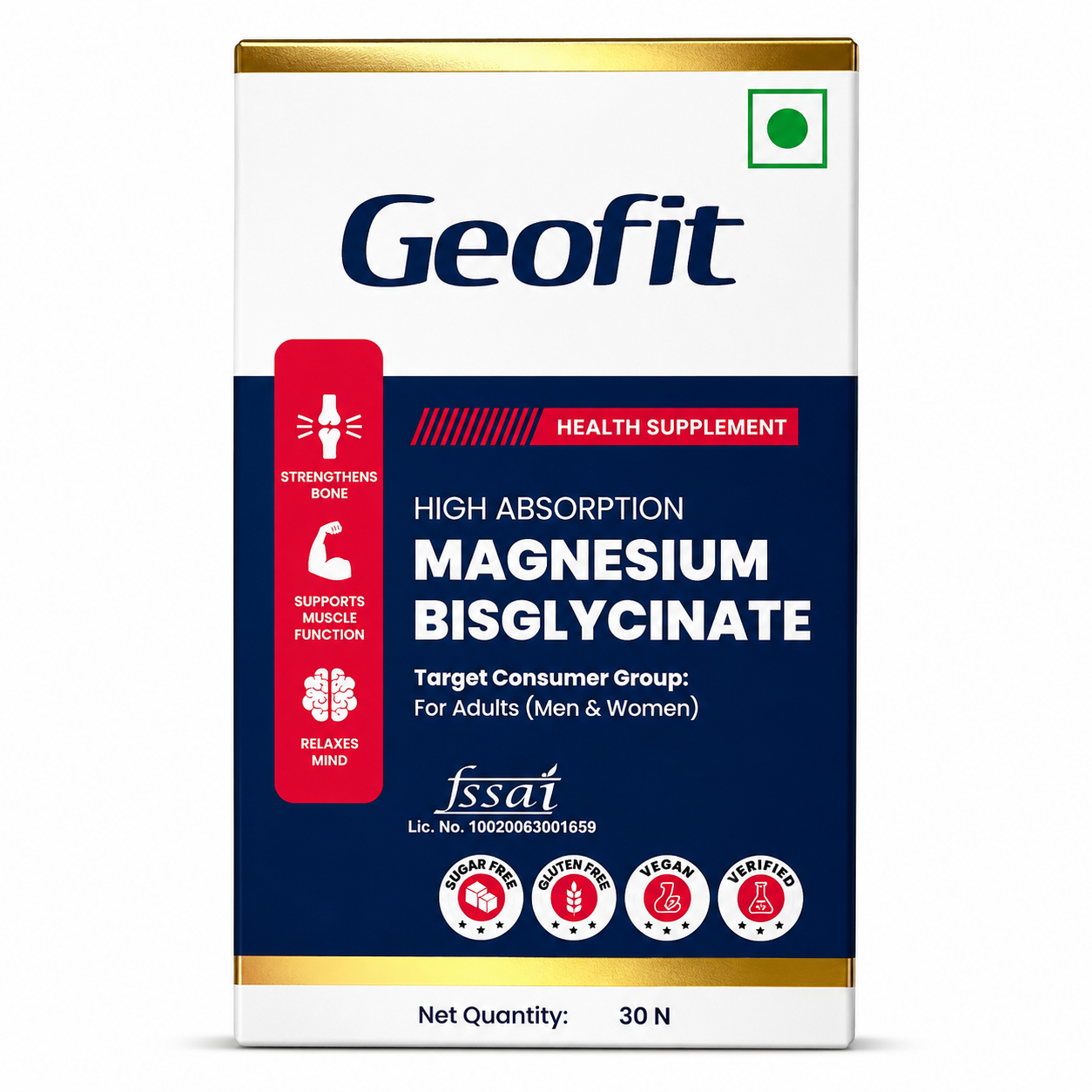 Geofit Magnesium Bisglycinate Tablet 30's