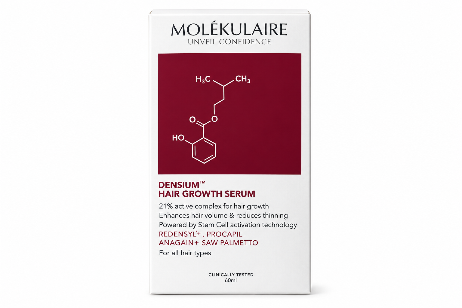 Molekulaire Densium Hair Growth Serum for Men & Women